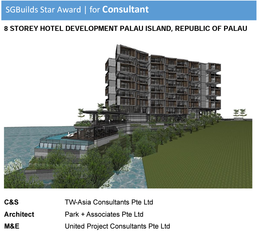 TW-ASIA CONSULTANTS PTE LTD is awarded SGBuilds Award 2020 by BCA
